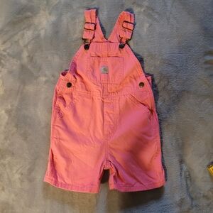 Carhartt Pink Kids Overalls